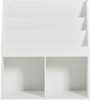 Laste raamaturiiul Sobuy KMB01-W, 73 x 30 x 80 cm, valge