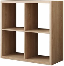 Raamaturiiul ADRK Cleo III, 77 x 33 x 77 cm, pruun, sonoma tamm