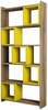 Põrandariiul Kalune Design Box II, 80 x 22 x 170 cm, pruun/kollane