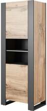Raamaturiiul Cama Meble Wood, 65 x 40 x 170,5 cm, antratsiit/tamm