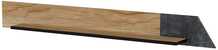 Riiul Cama Meble OVO, 130 x 20 x 15 cm, tamm/betoon