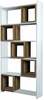 Põrandariiul Kalune Design Box 845HCT3630, 80 x 22 x 170 cm, valge/pähkel