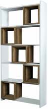 Põrandariiul Kalune Design Box 845HCT3630, 80 x 22 x 170 cm, valge/pähkel
