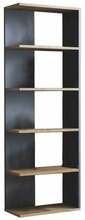 Põrandariiul Signal Meble Corner 61825, 25 x 60 x 170 cm, tamm/must