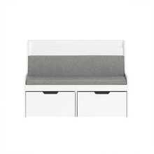 Laste raamaturiiul Sobuy KMB66-W, 100 x 45 x 70 cm, valge/hall