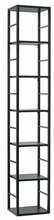 Põrandariiul ASM Switch RM1, 30 x 25 x 176 cm, must