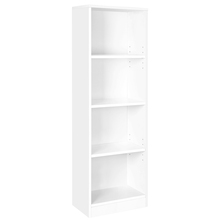 Raamaturiiul Vasagle LBC104W, 4 sektsiooni, valge