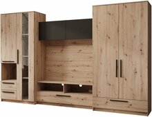 Elutoa mööblikomplekt ADRK Male, pruun/must