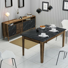 Elutoa mööblikomplekt Kalune Design Milan 526, must/pähkel