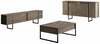 Elutoa mööblikomplekt Kalune Design Luxe, must/pähkel