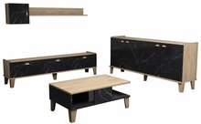 Elutoa mööblikomplekt Kalune Design Sumer G7030, pruun/must