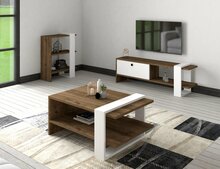 Elutoa mööblikomplekt Kalune Design Gaye, siseruumidesse, valge/pähkel