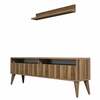 Elutoamööbli komplekt Kalune Design 845(XXXV), pruun, TV-alusega Best - pähkel