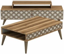 Elutoa mööblikomplekt Kalune Design 845(X), tumepruun/pähkel