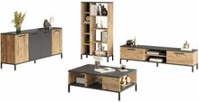 Elutoa mööblikomplekt Kalune Design RL6-AA, siseruumidesse, antratsiit/pruun