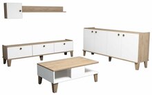 Elutoa mööblikomplekt Kalune Design Sumer G7020, tamm/valge