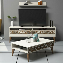 Elutoa mööblikomplekt Kalune Design 845(III), valge