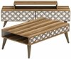 Elutoa mööblikomplekt Kalune Design City, sise, valge/pähkel