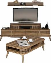 Elutoa mööblikomplekt Kalune Design 845(I), tumepruun/pähkel
