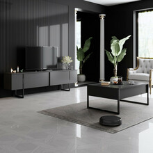 Elutoa mööblikomplekt Kalune Design Luxe, antratsiit/must