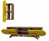 Elutoa mööblikomplekt Kalune Design 845(LVII), pruun/kollane
