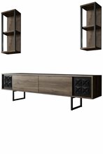 Elutoa mööblikomplekt Kalune Design Black Line, pähkel/must