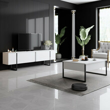 Elutoa mööblikomplekt Kalune Design Luxe, valge/must
