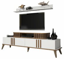 Elutoa mööblikomplekt Kalune Design Eylul, pruun/valge