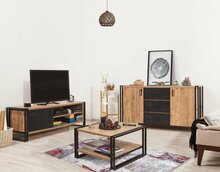 Elutoa mööblikomplekt Kalune Design Cosmo TKM.13, pruun/must