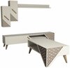 Elutoa mööblikomplekt Kalune Design Beril, siseruumidesse, kreemjas