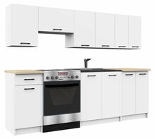 Köögikomplekt Akord Oliwia 2.4 m, valge