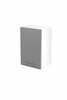 Rippkapp Halmar Vento G, 45 x 30 x 72 cm, valge/hall