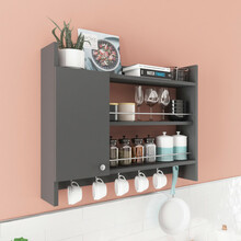 Riputatav köögikapp Kalune Design Knerr 935CMN1309, 85 x 15 x 65 cm, hall