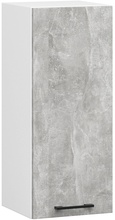 Ülemine köögikapp Akord Oliwia W30 H720, 30 x 30 x 72 cm, hall/valge