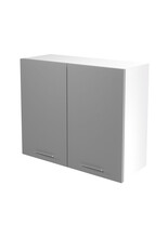 Rippkapp Halmar Vento G 80/72, 80 x 30 x 72 cm, hall/valge