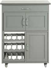 Köögikapp SoBuy FKW45-HG, 67 x 38 x 87 cm, hall/hõbedane