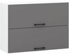 Rippuv köögikapp Akord Oliwia W80 G2 H580, 80 x 30 x 58 cm, valge/hall