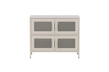 Vitriinkapp Ventraa Home Nett, 40 x 75 x 90 cm, beež