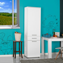 Köögikapp Kalune Design ADR-621-PP-1, 38 x 52 x 187 cm, valge