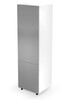 Kõrgkapp Vento DL-60/214, 60 x 56 x 214 cm, valge/hall