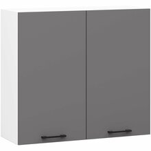 Rippuv köögikapp Akord Oliwia W80, 80 x 30 x 72 cm, valge/hall