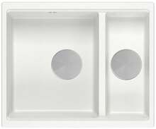 Köögivalamu Quadron Logan 150, 56 x 46 x 22cm, valge/graniit