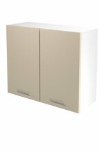 Rippuv köögikapp Halmar Vento G 80/72, 80 x 30 x 72 cm, valge/liivakarva pruun