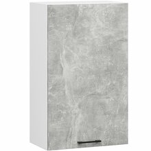 Ülemine köögikapp Akord Oliwia W50 H720, 50 x 30 x 72 cm, hall/valge