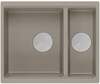 Köögivalamu Quadron Logan 150, 56 x 46 x 22 cm, graniit, soft taupe