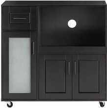 Köögikapp Sobuy FSB78-SCH, 88,5 x 40 x 89 cm, must/valge