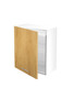 Ülemine köögikapp Halmar Vento GC-60/72, 60 x 30 x 72 cm, tamm/valge