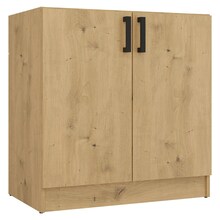 Köögi valamukapp Topeshop Katia D-80, 80 x 45.5 x 82 cm, pruun/must