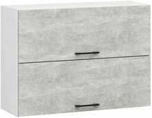 Rippuv köögikapp Akord Oliwia W80, 80 x 30 x 58 cm, valge/hall