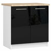 Köögikapp Akord Oliwia S80, 60 x 80 x 85 cm, must/valge